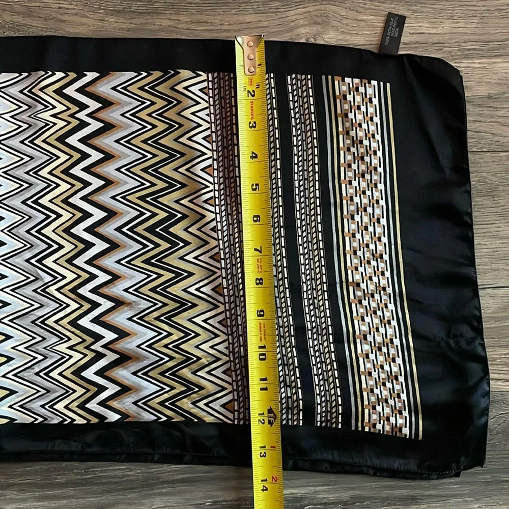 Vintage multicolored silk scarf